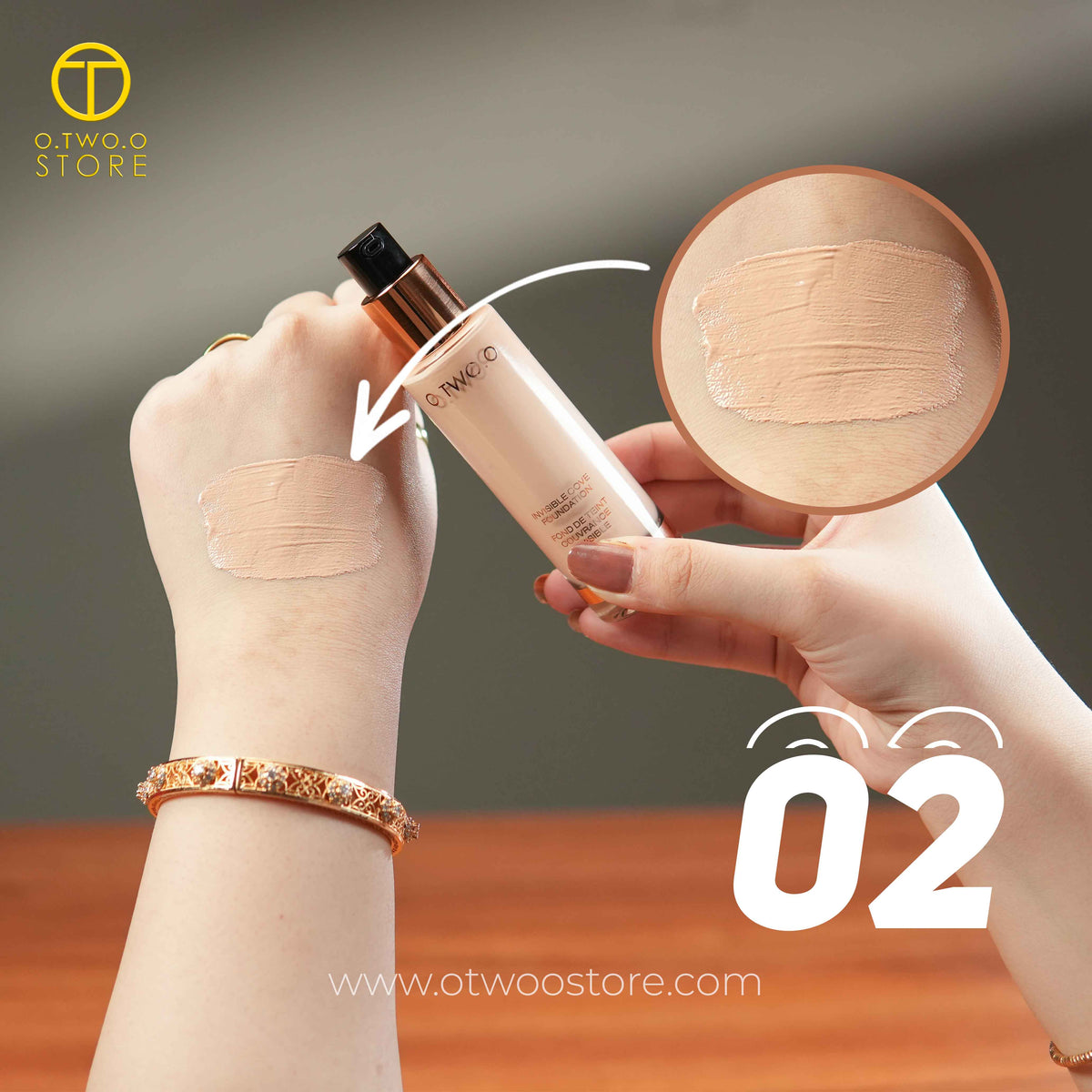 O.TWO.O Invisible Cover Foundation