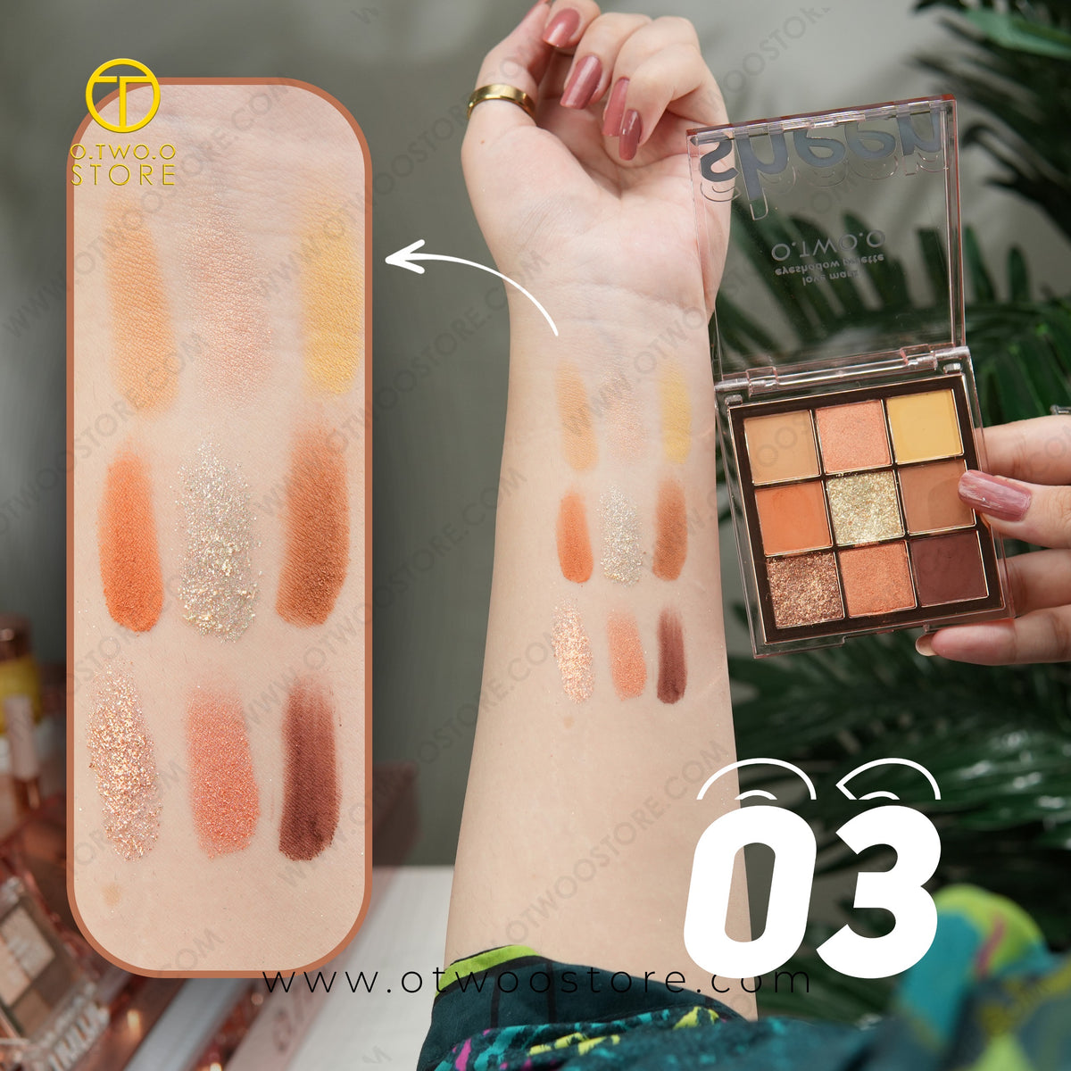 O.TWO.O Sheen Eyeshadow Palette