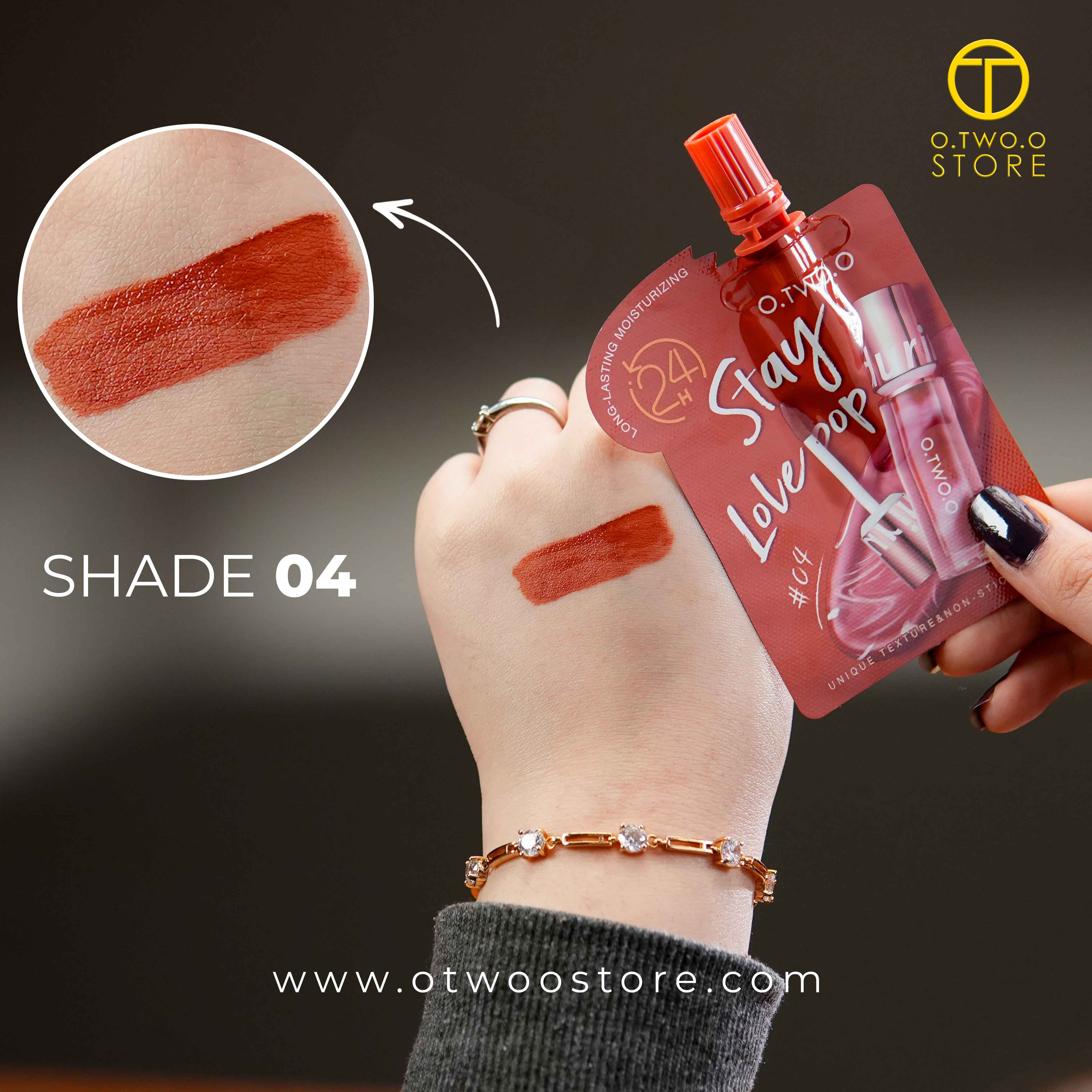 O.TWO.O Lolepop Lipgloss Tester