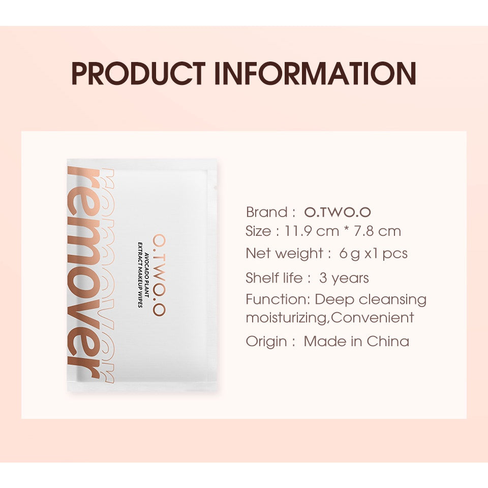 O.TWO.O Makeup Remover Wipes