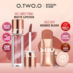 O.TWO.O Lip & Cheek Glow Duo