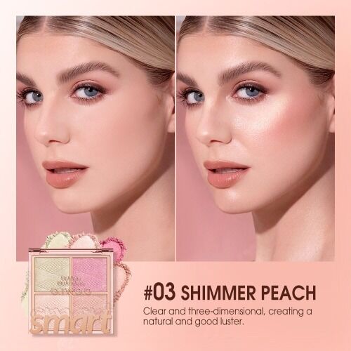 O.TWO.O Highlighter Blush Palette